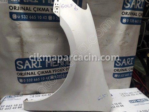 Volkswagen Golf Sol Ön Çamurluk çıkma parça