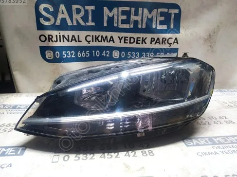 Volkswagen Golf Sol Ön Far çıkma parça - SARI MEHMET OTO YEDEK PARÇA Konya