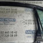 Volkswagen Jetta Kelebek Camı çıkma parça - SARI MEHMET OTO YEDEK PARÇA Konya