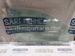 ÇIKMA VW POLO SAĞ ÖN KAPI CAMI 2002-2009 - Konya Çıkma Parça