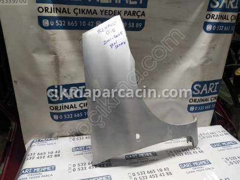 Renault Clio Sağ Ön Çamurluk çıkma parça