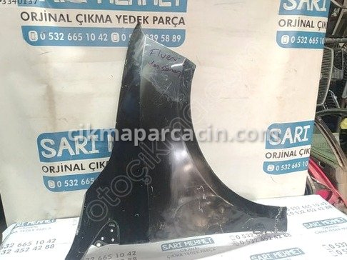 Renault Fluence Sağ Ön Çamurluk çıkma parça