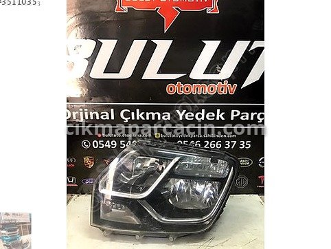 Dacia Duster Sol Ön Far çıkma parça