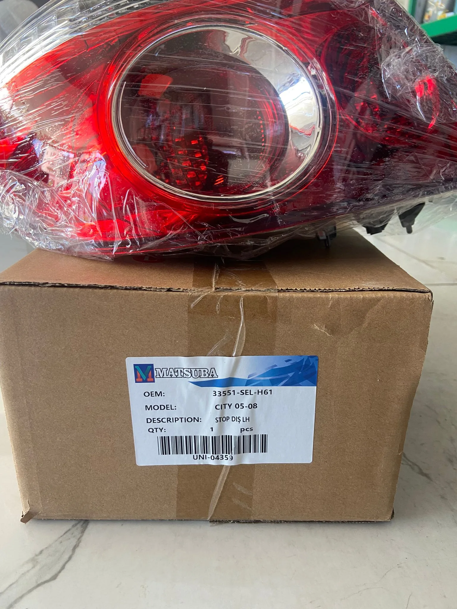 Honda City Arka Panel Çıkma Parça Gaziantep