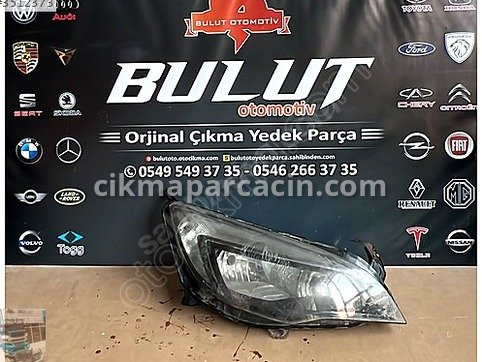 Opel Astra Sağ Ön Far çıkma parça