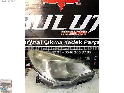 Opel Corsa Sağ Ön Far çıkma parça