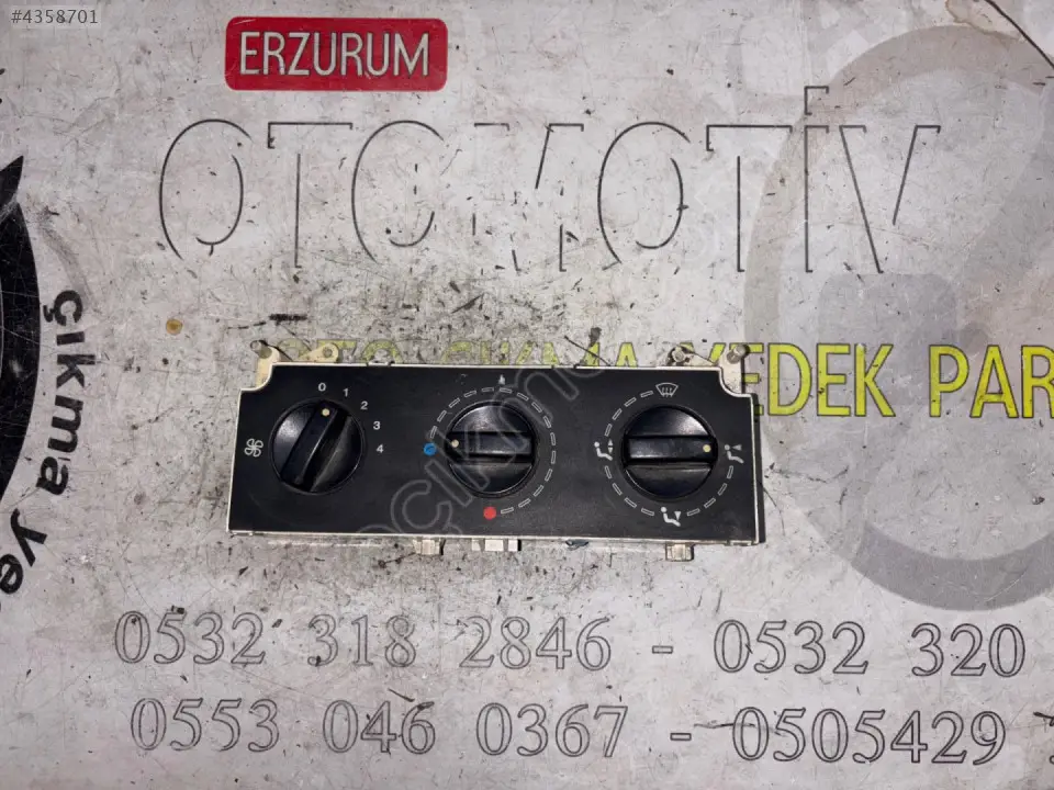 Peugeot Partner Kalorifer Kontrol Paneli çıkma parça - AKKAYA ÇIKMA PARÇA Erzurum