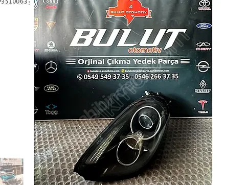 Porsche Cayman Sağ Ön Far çıkma parça - ANKA OTO YEDEK PARÇA İZMİR