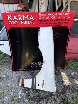 Renault R21 Sol Ön Çamurluk çıkma parça - Karma Oto Çıkma Trabzon