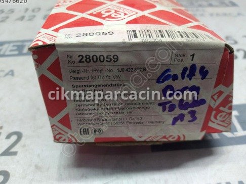 Volkswagen A3 Rot Başı çıkma parça