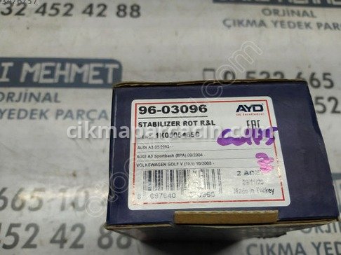 Audi A3 Rot Başı çıkma parça