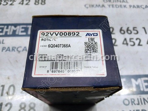 Volkswagen Fabia Rot Başı çıkma parça