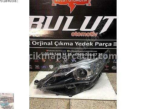 Toyota Auris Sol Ön Far çıkma parça