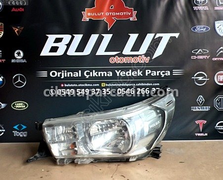 Toyota Hilux Sol Ön Far çıkma parça