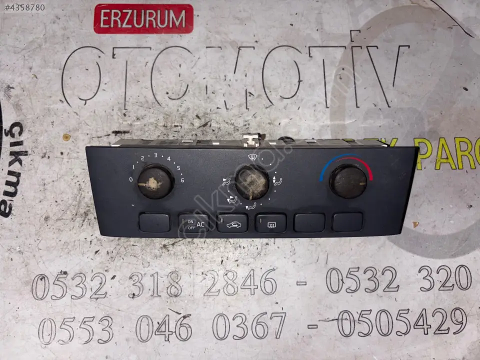 Volvo S40 Kalorifer Kontrol Paneli çıkma parça - AKKAYA ÇIKMA PARÇA Erzurum
