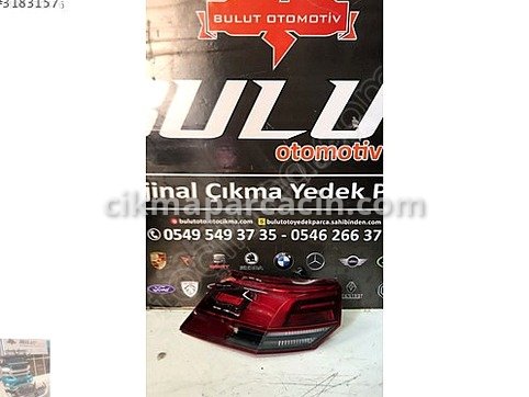 Volkswagen Golf Sol Arka Stop çıkma parça