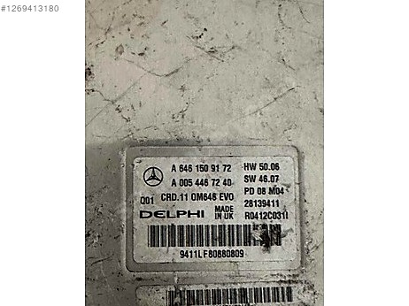 Mercedes-Benz CLA Motor Beyni çıkma parça