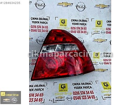 Chevrolet Aveo Sağ Arka Stop çıkma parça