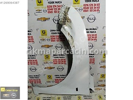 Chevrolet Cruze Çamurluk (Ön) çıkma parça