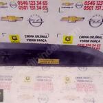 Opel Corsa Kapı Döşemesi çıkma parça - ÇALIŞIR GRUP OPEL CHEVROLET ÇIKMA YEDEK PARÇA İstanbul