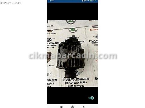 Volkswagen Bora Şarj Dinamosu çıkma parça