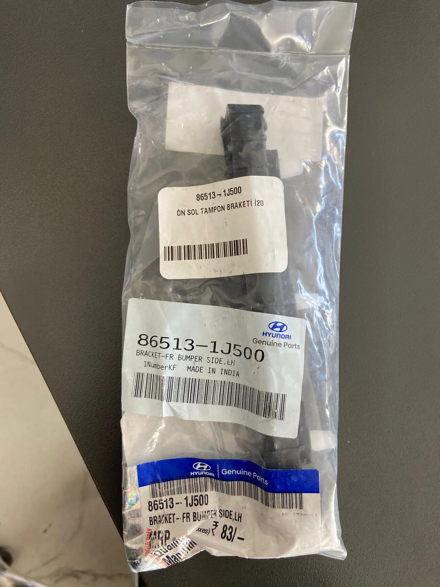 Hyundai i20 Tampon Braketi 86513-1J500 çıkma parça