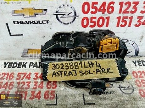 Opel Astra Sol Arka Kapı Kilidi çıkma parça