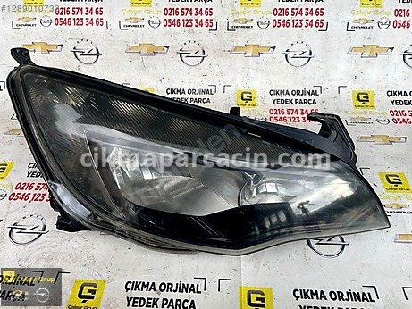 Opel Astra Sağ Ön Far çıkma parça