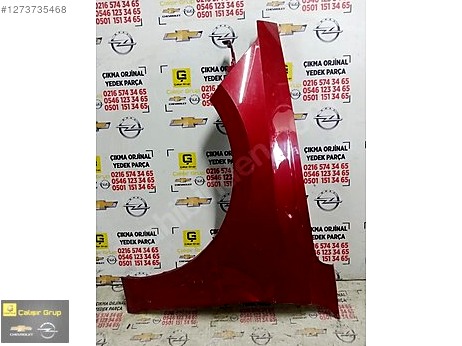Opel Astra Çamurluk (Ön) çıkma parça