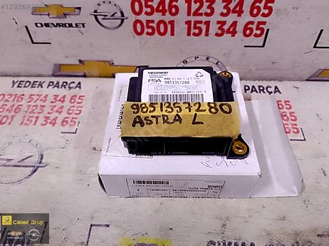 Opel Astra Airbag Beyni çıkma parça