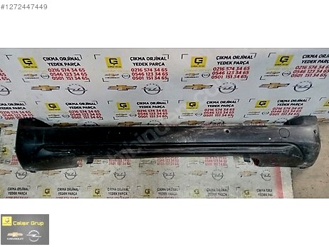 Opel Corsa Arka Tampon çıkma parça