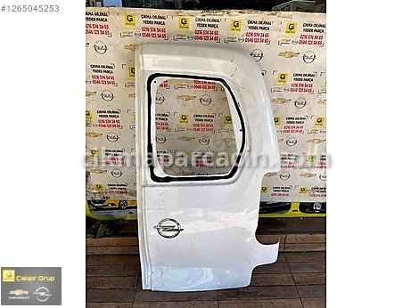 Opel Combo Bagaj Kapağı çıkma parça