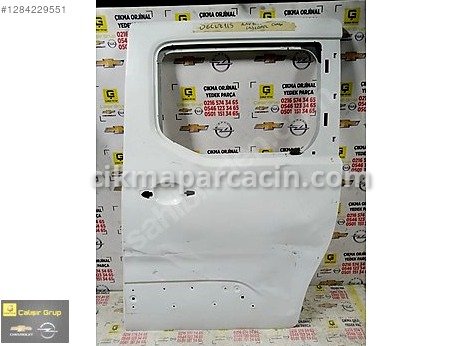 Opel Combo Kapı (Arka Sol) çıkma parça