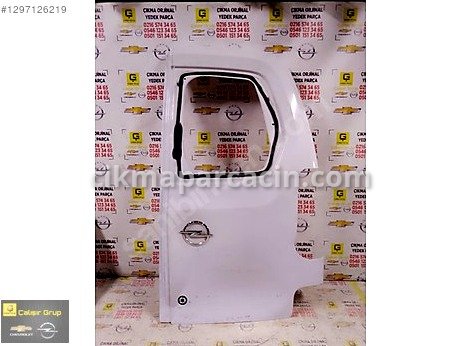 Opel Combo Bagaj Kapağı çıkma parça