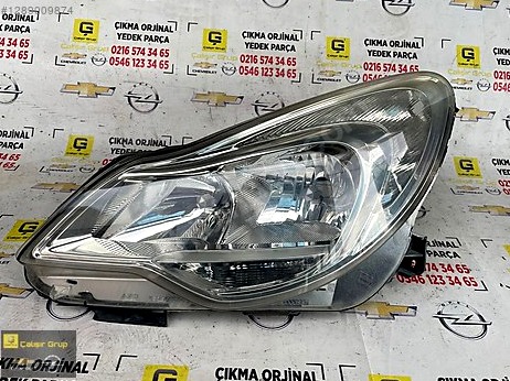 Opel Corsa Sol Ön Far çıkma parça