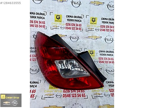 Opel Corsa Sol Arka Stop çıkma parça