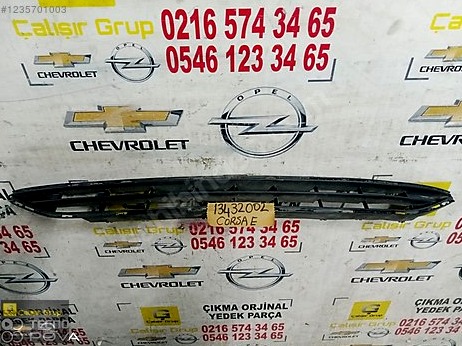 Opel Corsa Panjur çıkma parça