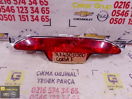 Opel Corsa Sis Farı Çerçevesi çıkma parça