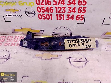 Opel Corsa Arka Tampon çıkma parça