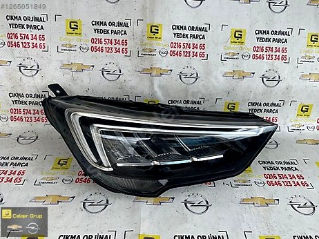 Opel Crossland Sağ Ön Far çıkma parça