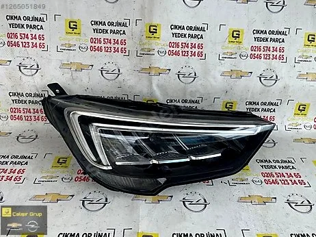 Opel Crossland Sağ Ön Far çıkma parça - ÇALIŞIR GRUP OPEL CHEVROLET ÇIKMA YEDEK PARÇA İstanbul