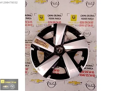 Opel Crossland Jant Kapağı çıkma parça - ÇALIŞIR GRUP OPEL CHEVROLET ÇIKMA YEDEK PARÇA İstanbul