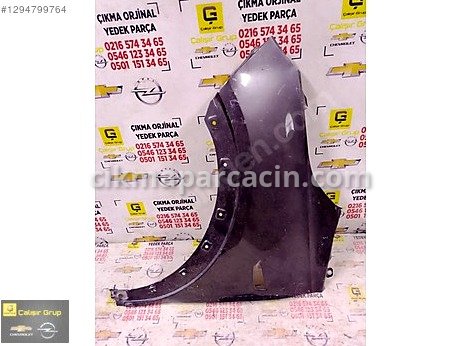 Opel Crossland Çamurluk (Ön) çıkma parça