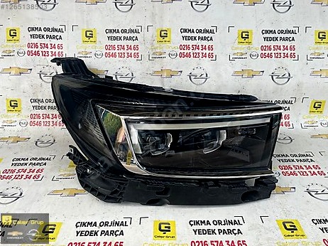 Opel Grandland Sol Ön Far çıkma parça