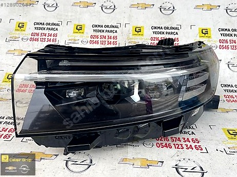Opel Grandland Sol Ön Far çıkma parça