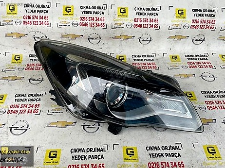 Opel Insignia Sol Ön Far çıkma parça