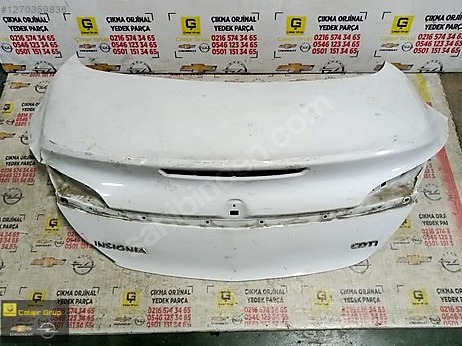 Opel Insignia Bagaj Kapağı çıkma parça