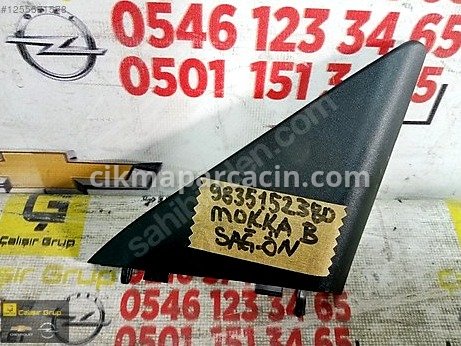 Opel Mokka Sağ Dış Ayna çıkma parça