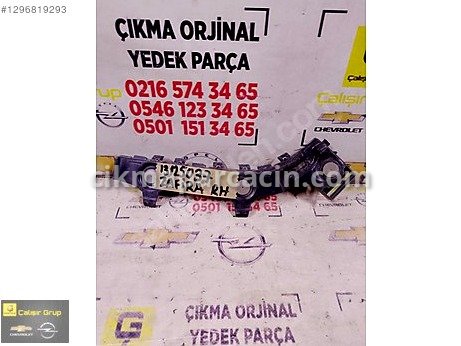 Opel Zafira Tampon Braketi çıkma parça