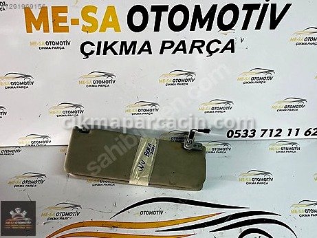 Volkswagen Sharan Güneşlik çıkma parça
